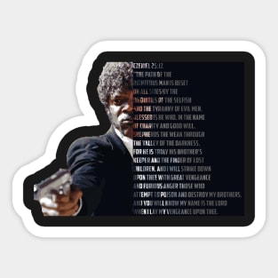 Jules Winnfield's Last Rites Sticker